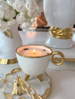 Inspire Me! Home Decor Coaster W/ Gold Trim (2 Colors) Price For 1 Best