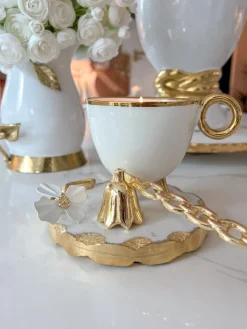 Inspire Me! Home Decor Coaster W/ Gold Trim (2 Colors) Price For 1 Best