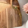 Inspire Me! Home Decor Coffee Mug Holder With Marble Base Gold New