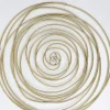 Inspire Me! Home Decor Coiled Wall Art Gold New