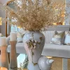 Inspire Me! Home Decor Cream Magnolia Branch Stem Fashion