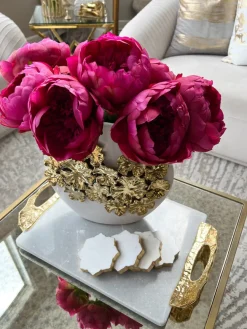 Inspire Me! Home Decor 24.5″ Cream Peony Stem Online