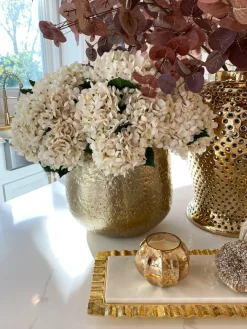 Inspire Me! Home Decor Cream Real Touch Peony Stem Sale