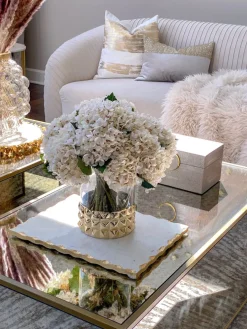 Inspire Me! Home Decor Cream Real Touch Peony Stem Sale