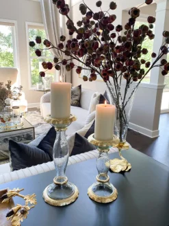 Inspire Me! Home Decor Cream Textured Pillar Candle (2 Sizes) Discount