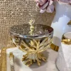 Inspire Me! Home Decor Crumpled Gold Handle Dessert Forks (Set Of 4) Outlet