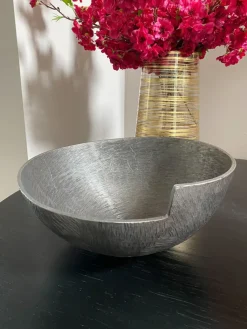 Inspire Me! Home Decor Crumpled Edge Gold Vase Sale