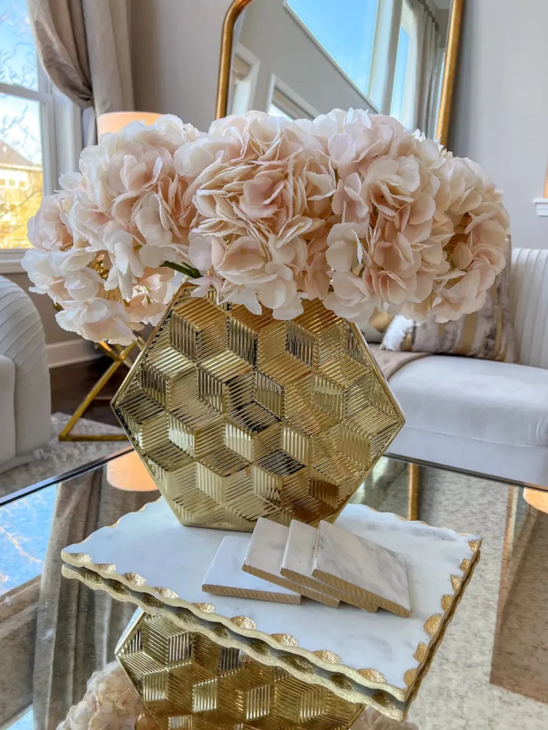 Inspire Me! Home Decor Crystal Lotus Top Candle (2 Colors) Online