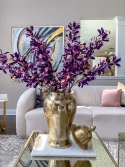 Inspire Me! Home Decor Dark Purple Blossom Stem Online