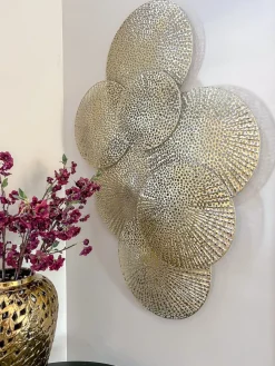 Inspire Me! Home Decor Decorative Gold Metal Flower/ Wall Art Online