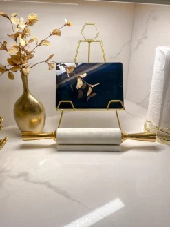 Inspire Me! Home Decor Decorative Gold Floral Branch Sculpture Sale
