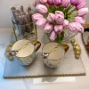 Inspire Me! Home Decor Double Wall Clear Glass Travel Mug Sale