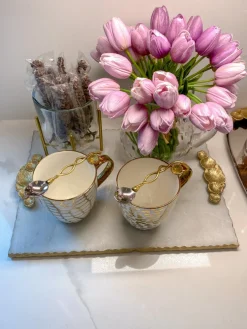 Inspire Me! Home Decor Double Wall Clear Glass Travel Mug Sale