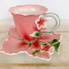Inspire Me! Home Decor Double Wall Glass Pedestal Mug (Set Of 2) Best