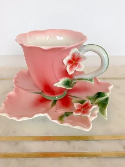 Inspire Me! Home Decor Double Wall Glass Pedestal Mug (Set Of 2) Best