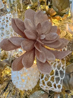 Inspire Me! Home Decor Etched Mercury Glass Tree Candle Clearance