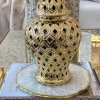 Inspire Me! Home Decor Extra Large 30” High Elegant Pierced Ginger Jar Best