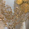 Inspire Me! Home Decor Extra Tall Gold Leaf Stem With Faux Snow Sale