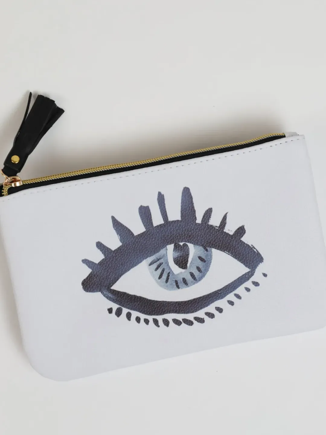 Inspire Me! Home Decor Faux Leather Evil Eye Cosmetic Bag Online