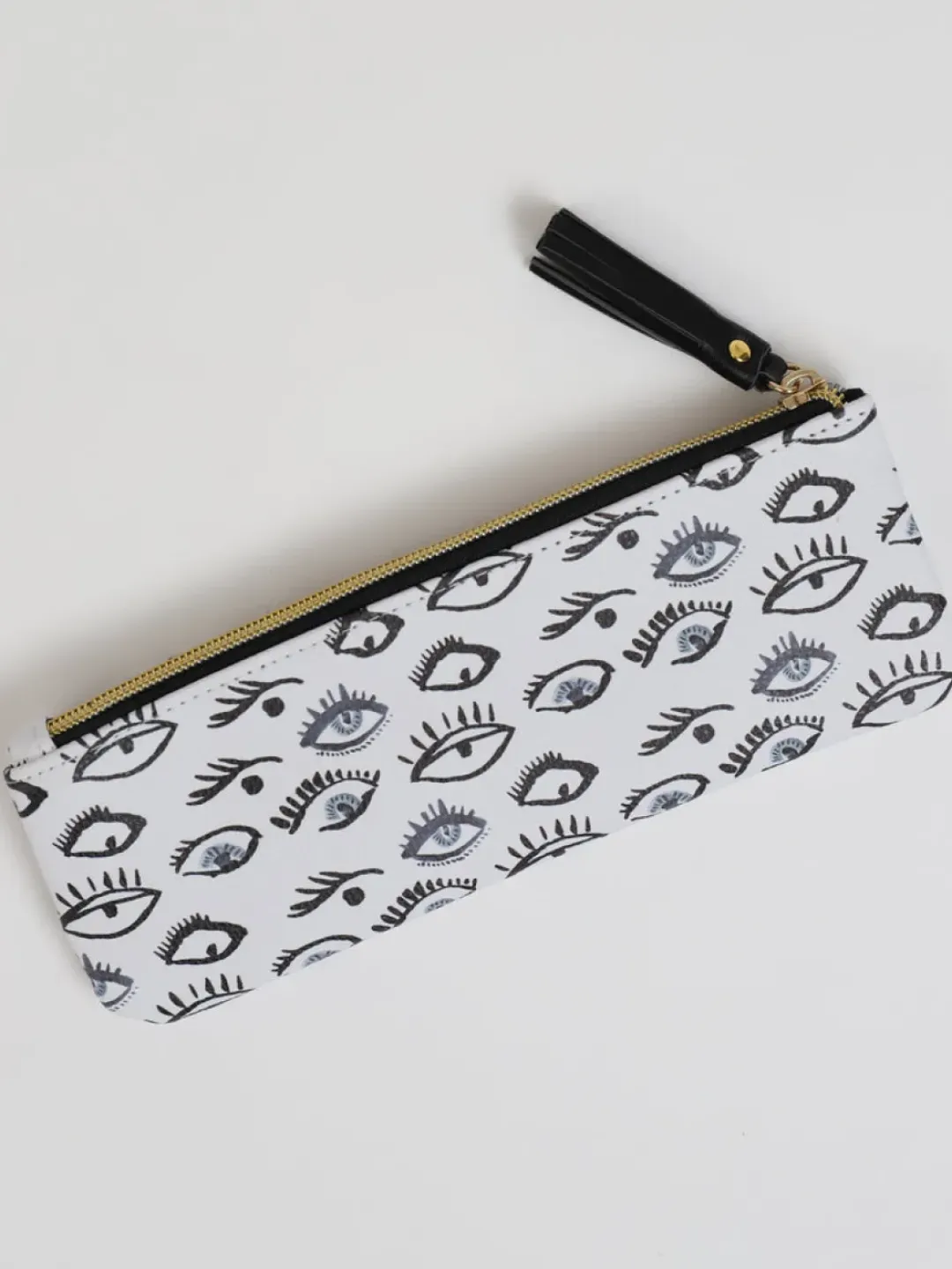 Inspire Me! Home Decor Faux Leather Evil Eye Travel Pouch Gold Online