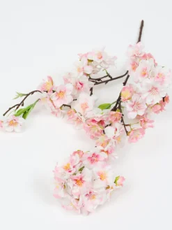 Inspire Me! Home Decor Floral Stems 18″ Pink And White Cherry Blossom Stem Discount