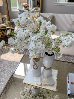 Inspire Me! Home Decor Floral Stems 18.5″ Cream Victorian Hydrangea Stem Online