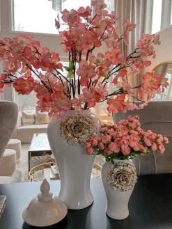 Inspire Me! Home Decor Floral Stems 31″ Cone Hydrangea (2 Colors) Outlet