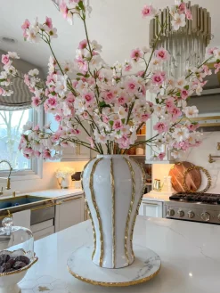 Inspire Me! Home Decor Floral Stems 37.5″ Purple Delphinium Stem Online