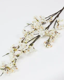 Inspire Me! Home Decor Floral Stems 49″ Blush Pink & White Cherry Blossom Stem Sale