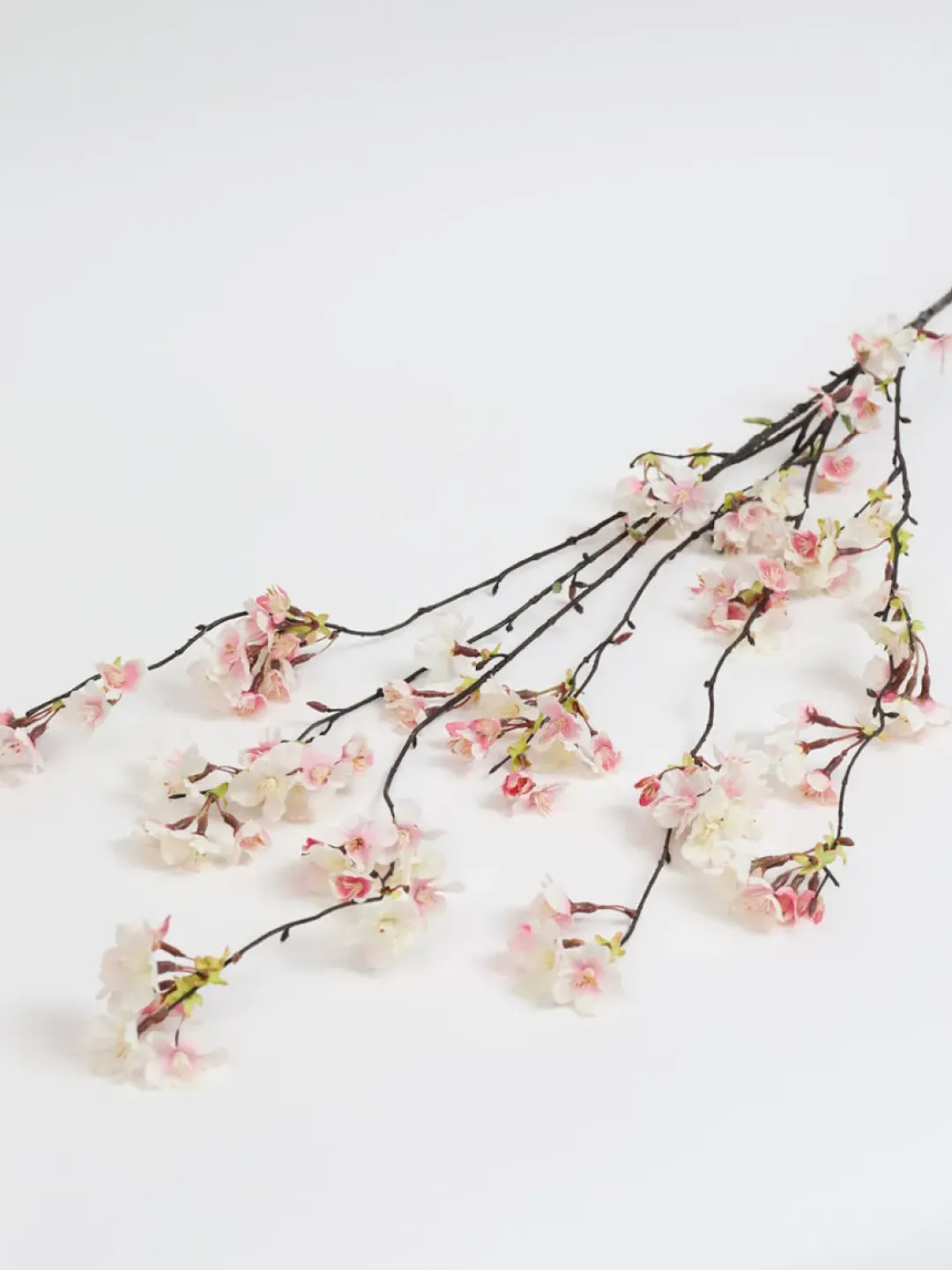 Inspire Me! Home Decor Floral Stems 51″ Pink & Cream Cherry Blossom Stem Outlet