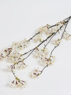 Inspire Me! Home Decor Floral Stems 51″ White Cherry Blossom Stem Best
