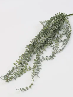 Inspire Me! Home Decor Floral Stems Beige Pink Flat Eucalyptus Stem Clearance
