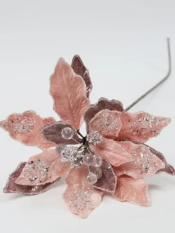 Inspire Me! Home Decor Floral Stems Hollyhock Stem (3 Colors) Clearance