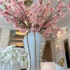 Inspire Me! Home Decor Floral Stems Light Pink & Mauve Poinsettia Stem Discount