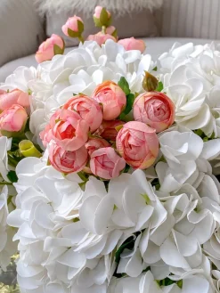 Inspire Me! Home Decor Floral Stems Mini Ranunculus Bundle (3 Colors) Fashion