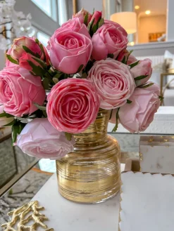 Inspire Me! Home Decor Floral Stems Pink Cherry Blossom Branch Stem Sale