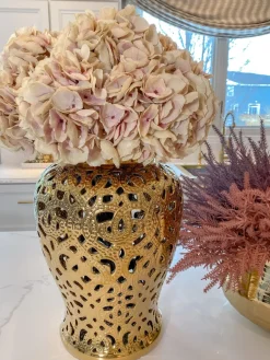 Inspire Me! Home Decor French Beige/Blush Hydrangea Stem Floral Stems Online