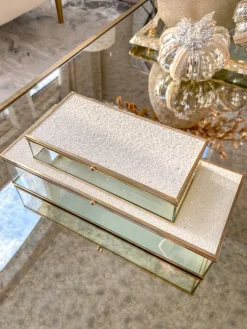 Inspire Me! Home Decor Geometric White Marble Chain Clearance