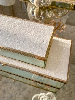 Inspire Me! Home Decor Geometric White Marble Chain Clearance