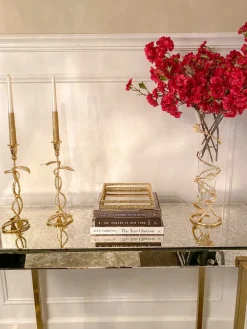 Inspire Me! Home Decor Ginger Jars Gold Beaded Ginger Jar (2 Sizes) Fashion