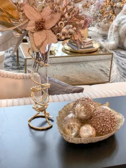 Inspire Me! Home Decor Ginger Jars Gold Beaded Ginger Jar (2 Sizes) Fashion