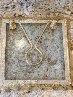 Inspire Me! Home Decor Glass And Gold Napkin Holder Best
