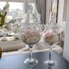 Inspire Me! Home Decor Glass Cake Dome With Gold Mosaic Handle Clearance