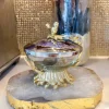Inspire Me! Home Decor Glass Canister With Gold Metal Branch Design (3 Sizes) Sale