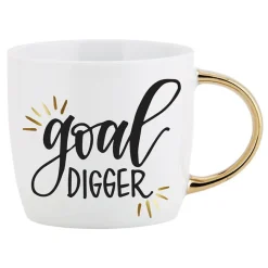 Inspire Me! Home Decor Glass Canisters With Gold Linear Details (3 Sizes) Clearance