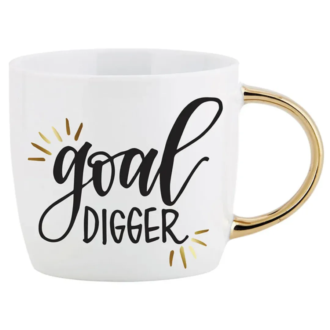 Inspire Me! Home Decor Glass Canisters With Gold Linear Details (3 Sizes) Clearance