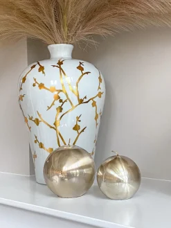 Inspire Me! Home Decor Glass Cloche With White Tip Matches Sale