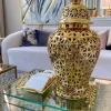 Inspire Me! Home Decor Glass Stem Vase W/ Ornate Silver Metal Rim Best