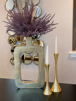 Inspire Me! Home Decor Gold Abstract Decorative Vase Online
