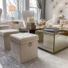 Inspire Me! Home Decor Gold Anastasia Storage Ottoman (4 Colors) Sale